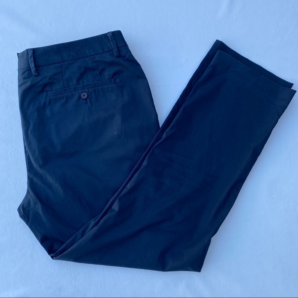 Bonobos Stretch Italian Trousers Navy Slim 36 30
